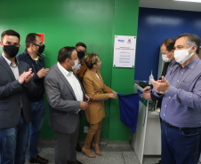 O Governo do Estado inaugurou uma nova Unidade Básica de Saúde (UBS) no município de Ponta Grossa nesta terça-feira (11). A obra possui um investimento de R$ 750 mil de repasse estadual. O secretário de Estado da Saúde, Beto Preto, esteve presente na inauguração e falou sobre a importância desta obra para a população.  -  Ponta Grossa, 11/05/2021  -  Foto: Ari Dias/AEN
