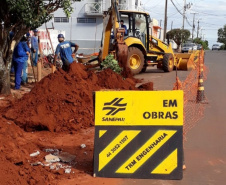 A Sanepar está ampliando o sistema de esgoto sanitário de Goioerê com mais 11,2 mil metros de rede coletora que irão atender os bairros Mutirão II, Jardim Europa e Jardim Primavera. Essas obras vão elevar o atendimento com rede coletora de esgoto a 60% da população. E 100% do esgoto coletado é tratado na estação da cidade. - Foto: Sanepar