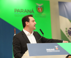 O governador Carlos Massa Ratinho Junior anuncia nesta quarta-feira (12) o lancamento do Programa Casa Facil, com objetivo de viabilizar a aquisicao da casa propria para  familias com renda de ate tres salarios minimos.  Curitiba, 12/05/2021. Foto: Geraldo Bubniak/AEN