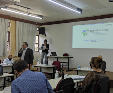 O Secretário de Agricultura e do Abastecimento, Norberto Anacleto Ortigara, deu posse aos integrantes do Comitê Técnico-Científico do IDR-Paraná (Instituto de Desenvolvimento Rural do Paraná - IAPAR-EMATER) nesta quarta-feira (12), em Londrina.  Londrina, 12/05/2021  -  Foto: IDR