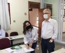 O Secretário de Agricultura e do Abastecimento, Norberto Anacleto Ortigara, deu posse aos integrantes do Comitê Técnico-Científico do IDR-Paraná (Instituto de Desenvolvimento Rural do Paraná - IAPAR-EMATER) nesta quarta-feira (12), em Londrina.  Londrina, 12/05/2021  -  Foto: IDR