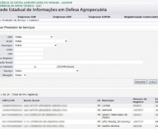 Solução traz novas funcionalidades para sistema da Agência de Defesa Agropecuária do Paraná
. Foto: Celepar