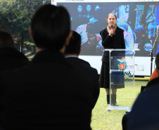 Uma cerimônia no jardim do Palácio Iguaçu, em Curitiba, realizada na manhã deste sábado (15), marcou a abertura oficial da 26ª edição da Marcha para Jesus. Ao lado de pastores de diferentes denominações religiosas da capital, o governador Carlos Massa Ratinho Junior e a primeira-dama Luciana Saito Massa acompanharam a solenidade, além de outras autoridades. O evento faz parte do Calendário Oficial do Estado. - Curitiba, 15/05/2021  -  Foto: José Fernando Ogura/AEN