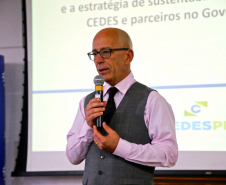 A Sanepar está promovendo o 11º. Webinar GESA, sobre os ?Objetivos do Desenvolvimento Sustentável no Paraná?, evento incluído na programação das comemorações do Estado referentes ao Dia Mundial do Meio Ambiente. O webinar é aberto ao público e ocorrerá de modo virtual no dia 31 de maio, às 14h30.  Na foto, engenheiro agrônomo Filipe Braga Farhat  -  Curitiba, 20/05/2021  -  Foto: Sanepar