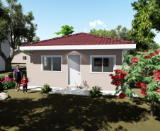 Com um investimento de R$ 2,5 milhões do Governo do Estado, a cidade de Coronel Domingos Soares irá receber 29 novas casas populares. O empreendimento faz parte do programa Casa Fácil Paraná e oferece à população condições facilitadas de aquisição da casa própria por meio de um financiamento direto da Cohapar. - Curitiba, 21/05/2021  -  Imagem: Cohapar