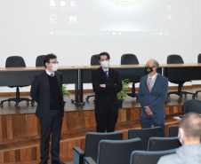 A Polícia Científica do Paraná realizou uma capacitação voltada às chefias das 20 unidades da instituição (18 no interior e duas na capital), com intuito de nivelar e unificar os trabalhos, além de integrar os profissionais. A capacitação teve carga horária de 30 horas e contou com diversas palestras ligadas à gestão, ministradas de terça a quinta-feira (18 a 20/05), na sede da Polícia Científica do Paraná, em Curitiba. - Curitiba, 21/05/2021  -  Foto: SESP/PR