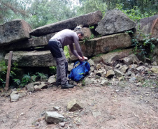 As trilhas do Parque Estadual Pico do Paraná e do Morro do Anhangava, atrativo do Parque Estadual Serra da Baitaca, receberam manutenção através de voluntários, neste final de semana. Ambos estão localizados na Região Metropolitana de Curitiba (RMC). -  Curitiba, 14/05/2021  -  Foto: Fepam