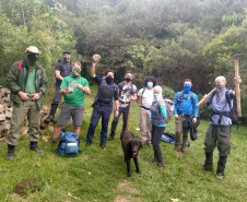 As trilhas do Parque Estadual Pico do Paraná e do Morro do Anhangava, atrativo do Parque Estadual Serra da Baitaca, receberam manutenção através de voluntários, neste final de semana. Ambos estão localizados na Região Metropolitana de Curitiba (RMC). -  Curitiba, 14/05/2021  -  Foto: Divulgação SEDEST