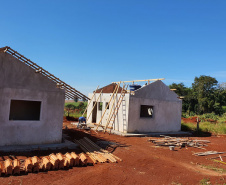 Construção de 41 casas populares em Jardim Alegre chega a 65% de conclusão  -  Curitiba,  25/05/2021  -  Foto: Cohapar