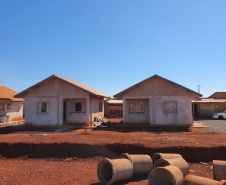 Construção de 41 casas populares em Jardim Alegre chega a 65% de conclusão  -  Curitiba,  25/05/2021  -  Foto: Cohapar