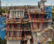 Segunda ponte entre Brasil e Paraguai atinge 57% de execução. Foto:
Alexandre Marchetti/Itaipu Binacional