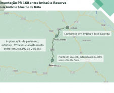 Pavimentação da PR-160 Imbaú - Reserva  -  Curitiba, 28/05/2021  -  Foto: DER