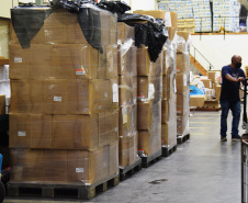 A Secretaria da Saúde do Paraná enviou hoje (29) para as Regionais de Saúde  2.372.000 milhões de seringas descartáveis que serão utilizadas no Programa de Imunizações.  -  Curitiba, 29/05/2021  -  Foto: Américo antonio/SESA