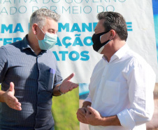 Equipes do Programa Permanente de Castração de Cães e Gatos (CastraPet), da Secretaria de Estado do Desenvolvimento Sustentável e do Turismo (Sedest), concluíram neste sábado (29) a castração de 719 animais em Piraquara. O Município é um dos últimos do ciclo que encerra no final de junho, com atendimento em 45 localidades e 15 mil pets castrados.  -  Piraquara, 29/05/2021  - Foto: Alessandro Vieira/AEN