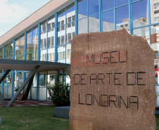 Tombamento pelo Patrimônio Nacional do Museu de Arte de Londrina. Este é o primeiro prédio do Norte do Estado a ser reconhecido com o Tombamento Nacional.  -   Curitiba, 31/05/2021  -  Foto: Emerson Dias