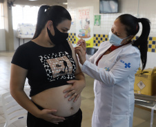 Paraná ultrapassa 50% do grupo prioritário vacinado com a primeira dose contra a Covid . Foto:Ari Dias/AEN