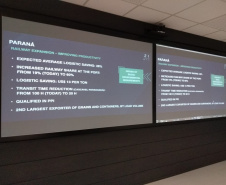 A Nova Ferroeste, que vai ligar Maracaju, no Mato Grosso do Sul, ao Porto de Paranaguá, marcou a participação do Estado no Fórum de Investimentos Brasil (BIF), evento internacional que reúne representantes do Poder Público e CEOs de grandes multinacionais.  -  Curitiba, 01/06/2021  -  Foto: Nova Ferroeste