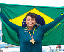 Com incentivo do Governo do Estado, atletas são ouro no Sul-Americano de Atletismo. Foto: Wagner Carmo/CBAt