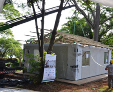 Grupo de construção modular da UEL é vinculado a centro de inovação da USP. Foto:UEL