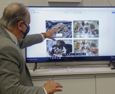 Peritos do Paraná usam antropologia forense para desvendar crimes; conheça o trabalho.Dr. Porcídio Vilani, Chefe do núcleo de antropologia forense do IML de Curitiba.
Foto : Gilson Abreu/AEN