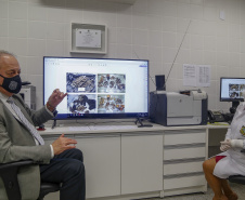 Peritos do Paraná usam antropologia forense para desvendar crimes; conheça o trabalho. Dr. Porcídio Vilani, Chefe do núcleo de antropologia forense do IML de Curitiba.
Foto : Gilson Abreu/AEN