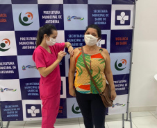 Paranaguá e Antonina, no Litoral, avançam na vacinação e imunizam a população na faixa dos 40 anos. Foto: Prefeitura de Paranaguá. Foto: Prefeitura de Antonina