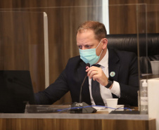 Saúde já assegurou R$ 1,3 bilhão em investimentos; combate a Covid-19 é destaque na prestação de contas da Alep. Foto:Dálie Felberg/ALEP
