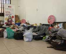 Mais de 300 famílias em situação de vulnerabilidade serão beneficiadas com a doação de 730 itens arrecadados pela Celepar (Companhia de Tecnologia da Informação e Comunicação do Paraná)
