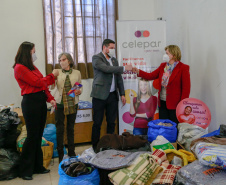 Mais de 300 famílias em situação de vulnerabilidade serão beneficiadas com a doação de 730 itens arrecadados pela Celepar (Companhia de Tecnologia da Informação e Comunicação do Paraná)
