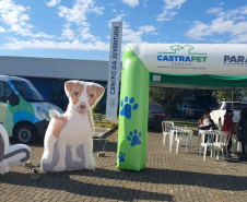 O Programa Permanente de Esterilização de Cães e Gatos (CastraPet), iniciativa da Secretaria de Estado do Desenvolvimento Sustentável e do Turismo (Sedest), estará em São José dos Pinhais (Região Metropolitana de Curitiba), entre 15 e 26 deste mês.  -  Curitiba, 14/06/2021  -  Foto: SEDEST