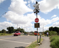 Detran-PR e Rumo lançam vídeos para orientar motoristas sobre os cuidados com a ferrovia.Foto:Ari Dias/AEN.