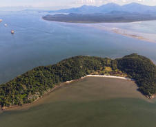 Ilha das Cobras começa a mudar de cara para receber a Escola do Mar
. Foto: José Fernando Ogura/AEN