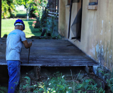 Ilha das Cobras começa a mudar de cara para receber a Escola do Mar
. Foto: José Fernando Ogura/AEN