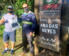 Durante esta semana, por  mais uma vez, a Portos do Paraná está presente nas comunidades isoladas que estão nas áreas de abrangência dos portos de Paranaguá e Antonina. Foto: Claudio Neves/Portos do Paraná