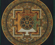 Obra _Mandala_, da colec?a?o asia?tica do MON, se?c. XXI  -  Foto: Sergio Guerini/Divulgação MON