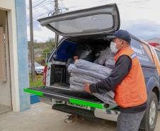 Campanha Aquece Paraná. Foto: Valdelino Pontes