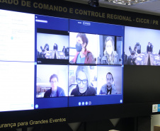 O Secretário da Segurança Pública do Paraná (Sesp), Romulo Marinho Soares, reuniu-se, por videoconferência, no fim da tarde desta quarta-feira (16/06) com representantes do Grupo de Trabalho LGBTQ+ da Pasta para ouvir e avançar os projetos no âmbito da população de lésbicas, gays, bissexuais, travestis e transexuais.  -  Curitiba, 16/06/2021  -  Foto: SESP-PR