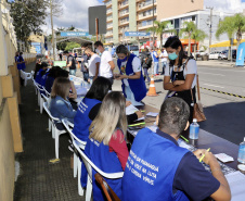 Mais de 80% dos portuários foram vacinados no Paraná. Foto: Claudio Neves/Portos do Paraná