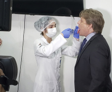 SpectroCheck analisa a língua e resultado sai em 3 segundos; tecnologia inédita no mundo pode ser usada em massa  -  Maringá, 18/06/2021  -  Foto: UEM
