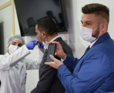 SpectroCheck analisa a língua e resultado sai em 3 segundos; tecnologia inédita no mundo pode ser usada em massa  -  Maringá, 18/06/2021  -  Foto: UEM