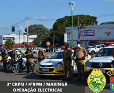 Policiais militares do 4º Batalhão de Polícia Militar (4º BPM), pertencente ao 3º Comando Regional da PM (3º CRPM), em conjunto com a Polícia Civil, a Guarda Municipal e a Prefeitura de Maringá desencadearam a Operação Electricae e apreenderam mais de meia tonelada de cobre derretido e aço inox. A ação policial aconteceu na quinta-feira (17/06) no Noroeste do estado e duas pessoas acabaram encaminhadas.  -  Maringá, 17/06/2021  -  Foto: SESP-PR