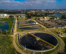 Paraná lidera ranking de saneamento entre estados do Sul - ETE Belém.   -  Curitiba, 18/06/2021  -  Foto: Maurílio Cheli/Arquivo Sanepar

