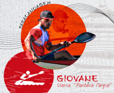 GIOVANE VIEIRA -PANTERA NEGRA - Rumo a Tóquio: divulgados os primeiros nomes da Categoria Olimpo do Geração Olímpica - Giovane Vieira de Paula ? paracanoagem    -  Curitiba, 22/06/2021  -  Foto: Thiago Chas/Paraná Esporte
