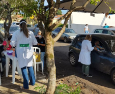 Mais de 4 milhões de paranaenses já receberam a primeira dose da vacina contra a Covid-19. Foram 4.007.506 aplicadas até esta quinta-feira (24), o que significa que 38,36% da população do Estado já iniciou sua imunização.  -  Curitiba, 24/06/2021-  Foto: SESA