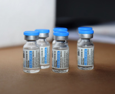 O Governo do Estado recebeu 439.340 vacinas contra a Covid-19 na tarde desta quinta-feira. Este é o primeiro lote com vacinas do braço farmacêutico da Johnson & Johnson. Foto: Américo Antonio/Sesa