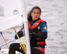 Bolsa estadual do Geração Olímpica incentiva atletas a buscar níveis maiores em suas modalidades. Na foto, Vitória Pugsley atleta da Vela -  Curitiba, 25/06/2021  -  Foto: Paraná Esporte