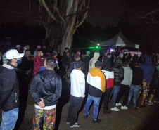 Polícia Civil dispersa festa clandestina com cerca de 200 pessoas em Piraquara  -  Curitiba, 27/06/2021  -  Foto: Polícia Civil do Paraná/SESP-PR