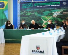 Reunião om a COMEC e SEDU sobre ligação metropolitana São José dos Pinhais/Mandirituba  -  Curitiba, 29/06/2021  -  Foto: José Fernando Ogura/AEN