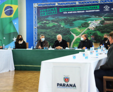 Reunião om a COMEC e SEDU sobre ligação metropolitana São José dos Pinhais/Mandirituba  -  Curitiba, 29/06/2021  -  Foto: José Fernando Ogura/AEN