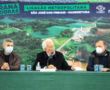 Reunião om a COMEC e SEDU sobre ligação metropolitana São José dos Pinhais/Mandirituba  -  Curitiba, 29/06/2021  -  Foto: José Fernando Ogura/AEN